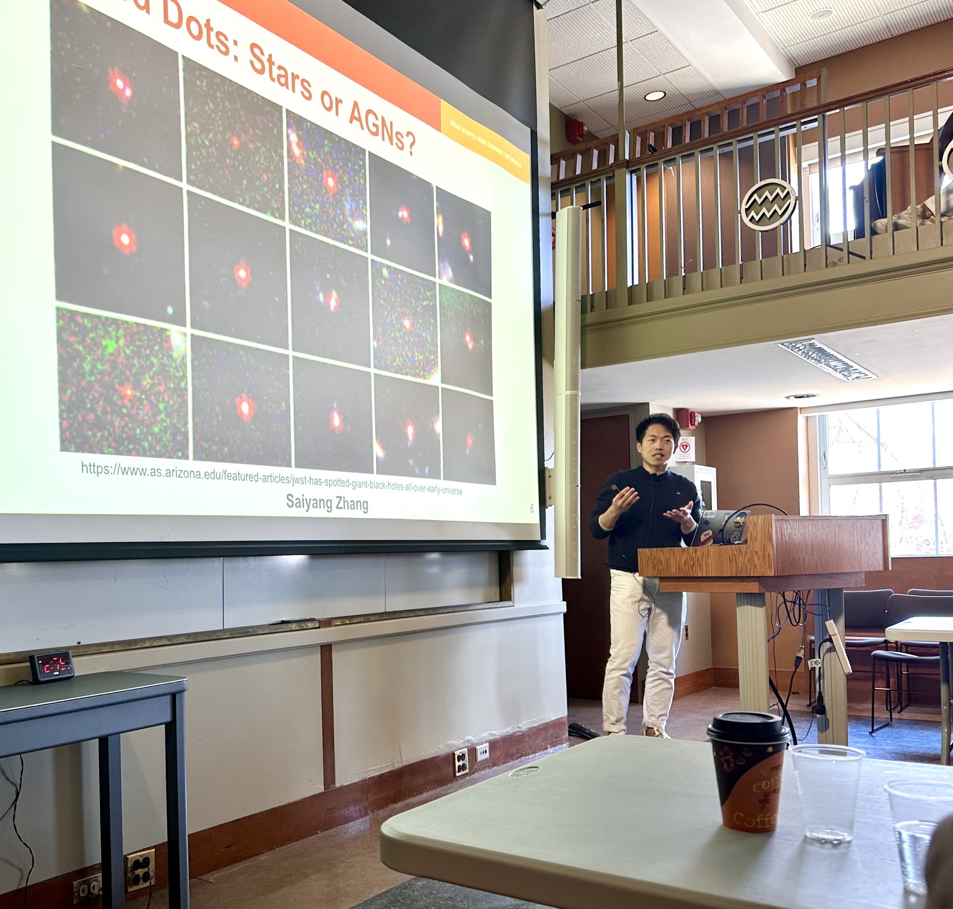 Giving a talk at conference